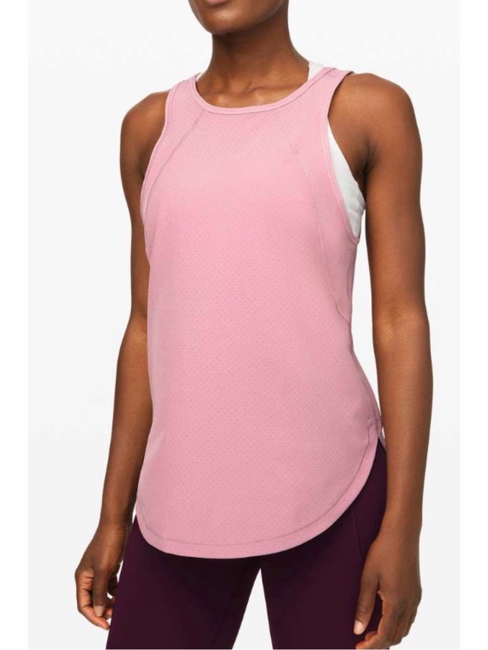 Lululemon Close the Distance Tank Top Pink